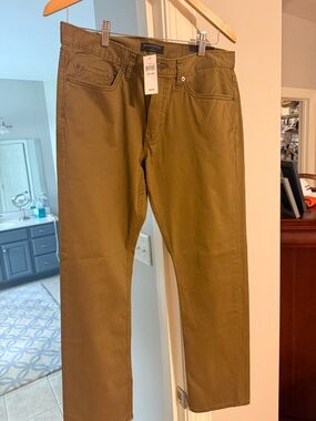 Banana Republic Mustard/Tan Straight Leg Pants